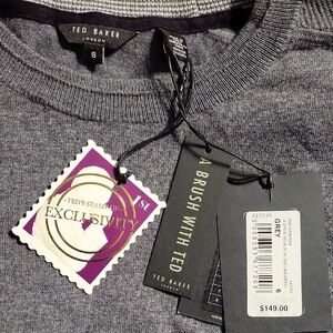 Ted Baker Men's Charcoal Crewneck Sweater NWT